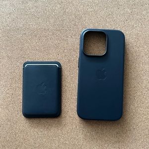 NEW iphone14 MagSafe leather case + wallet
